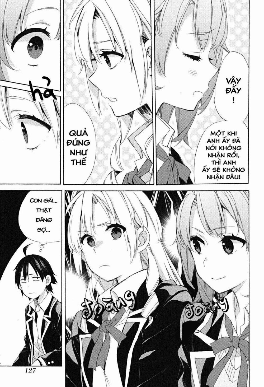 Chuyện Tình Thanh Xuân Bi Hài Của Tôi Quả Nhiên Là Sai Lầm 52 trang 27