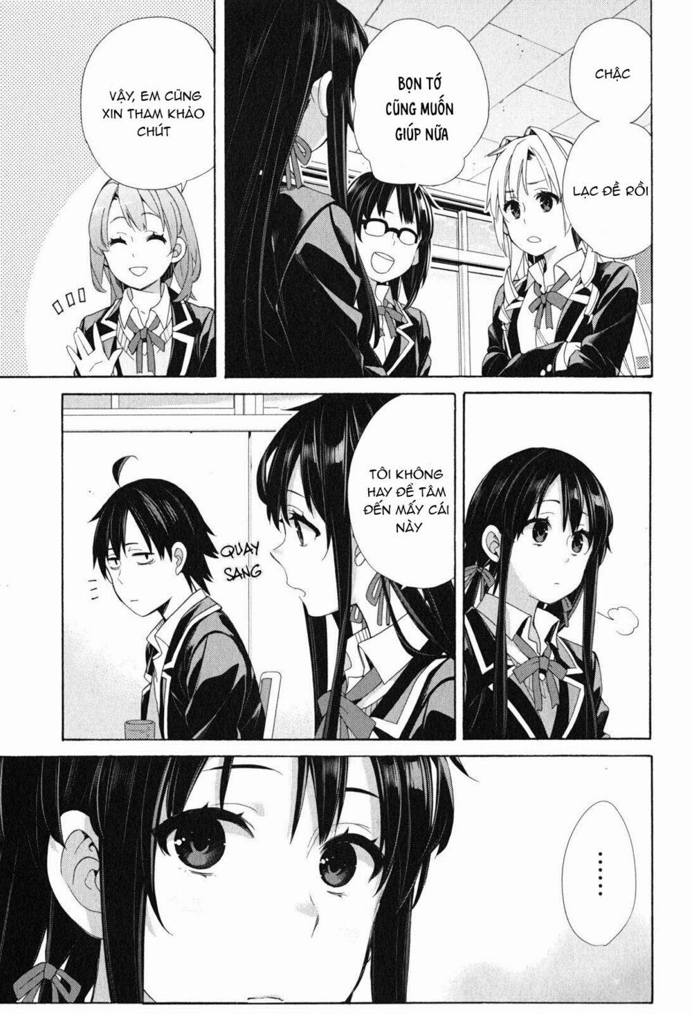 Chuyện Tình Thanh Xuân Bi Hài Của Tôi Quả Nhiên Là Sai Lầm 53 trang 10