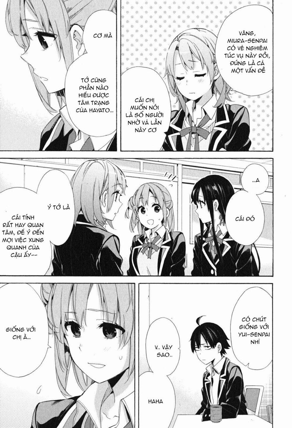 Chuyện Tình Thanh Xuân Bi Hài Của Tôi Quả Nhiên Là Sai Lầm 53 trang 12