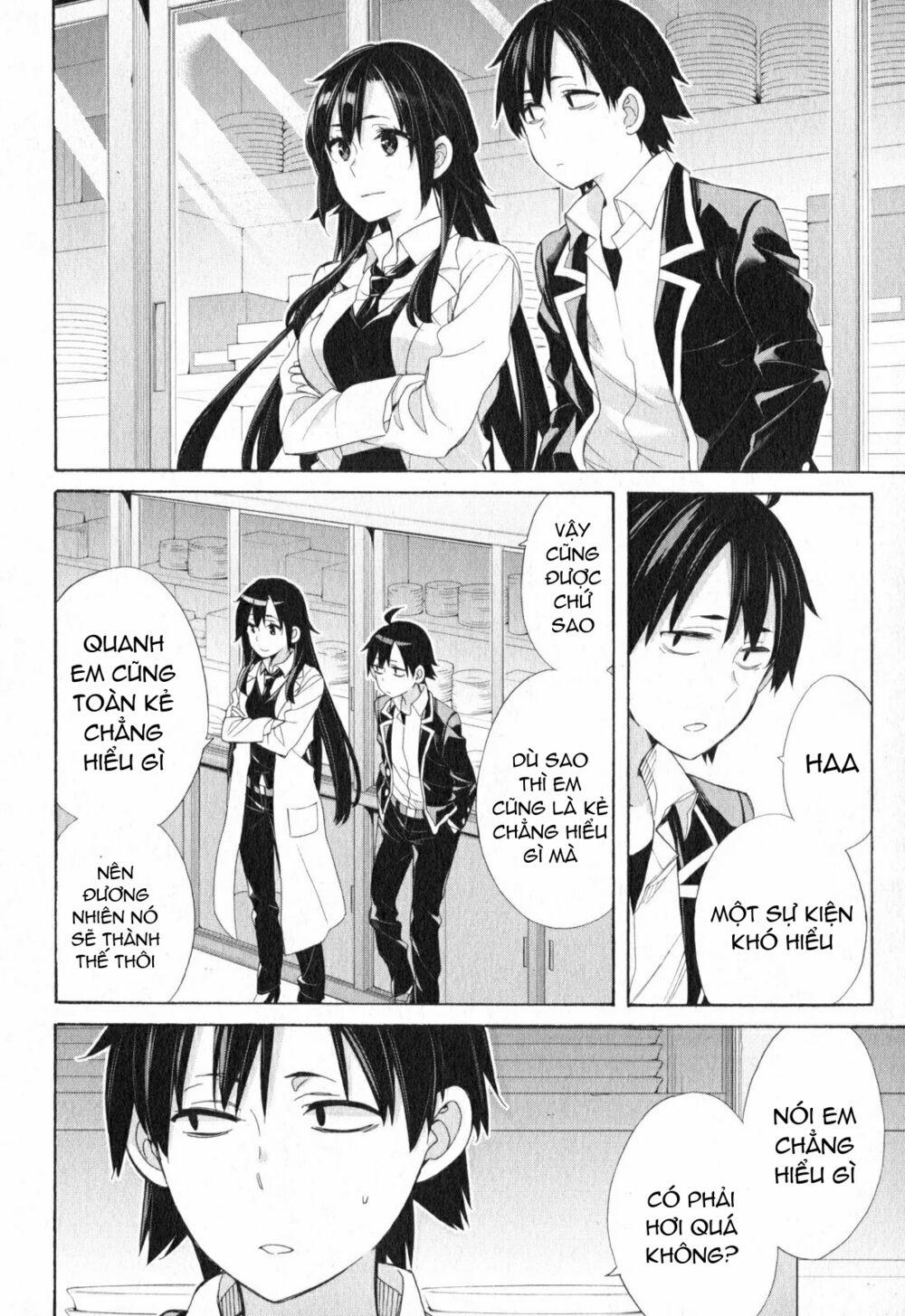 Chuyện Tình Thanh Xuân Bi Hài Của Tôi Quả Nhiên Là Sai Lầm 54 trang 25