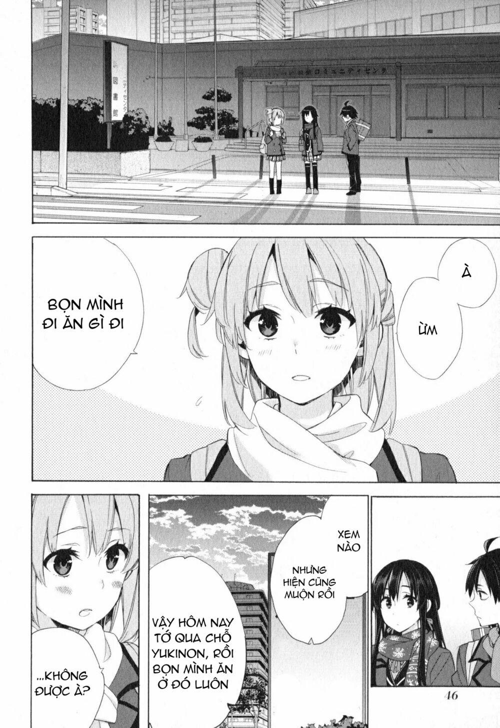 Chuyện Tình Thanh Xuân Bi Hài Của Tôi Quả Nhiên Là Sai Lầm 55 trang 13