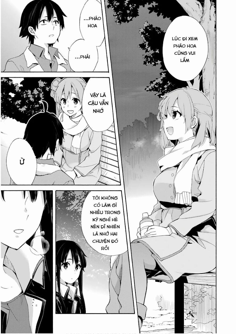 Chuyện Tình Thanh Xuân Bi Hài Của Tôi Quả Nhiên Là Sai Lầm 60 trang 12