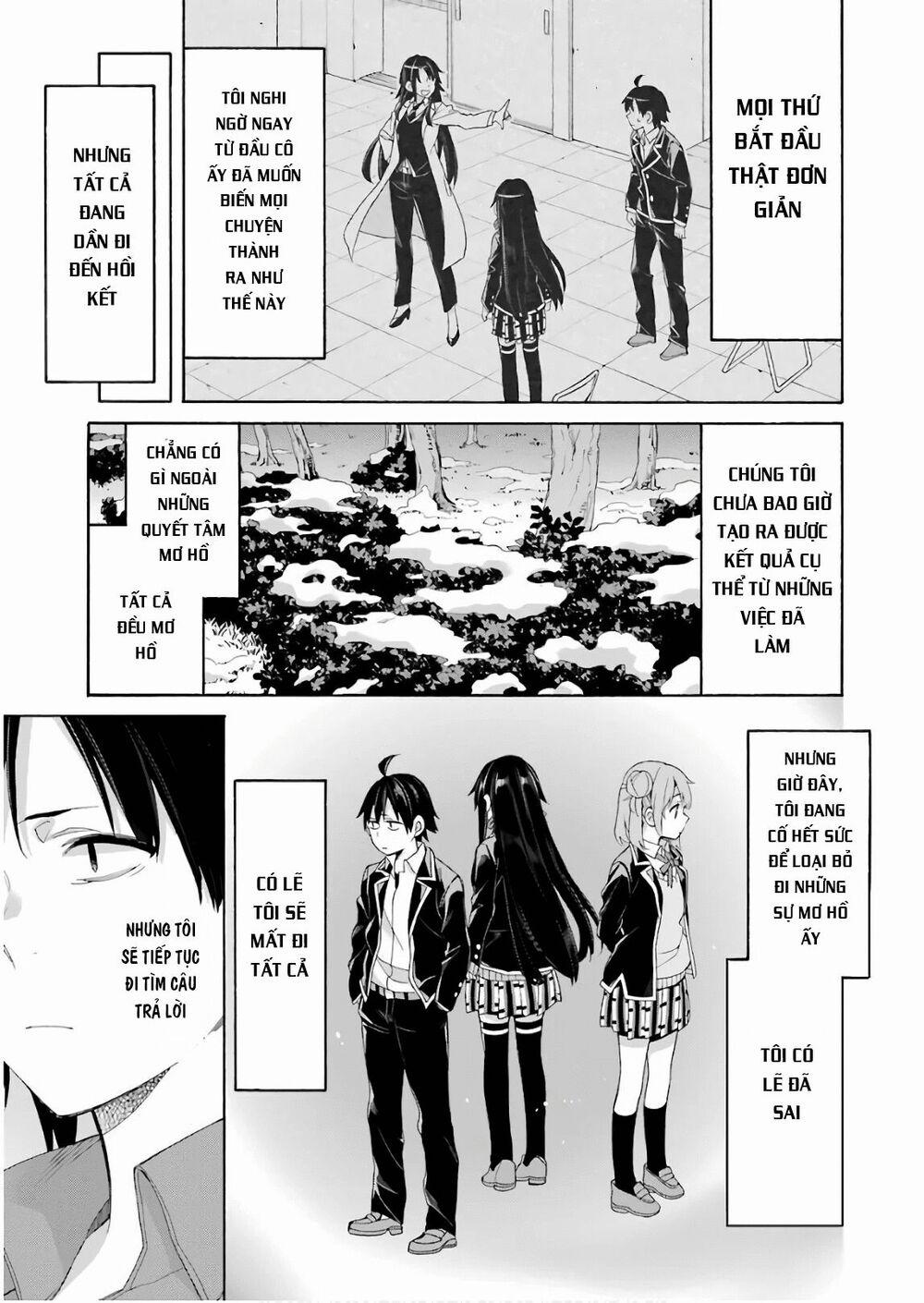 Chuyện Tình Thanh Xuân Bi Hài Của Tôi Quả Nhiên Là Sai Lầm 60 trang 22