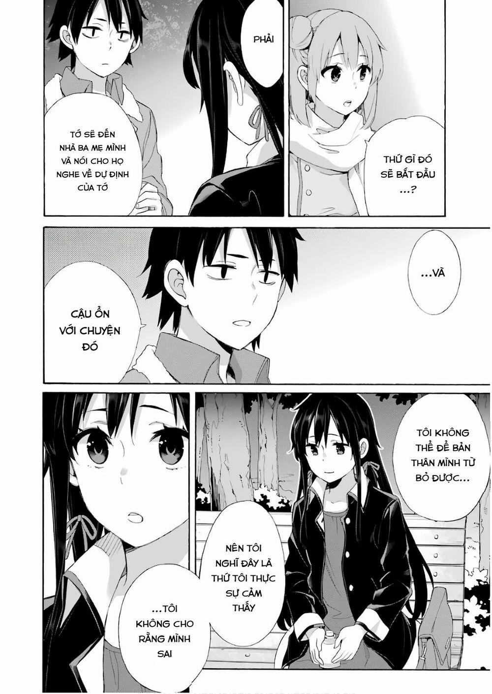 Chuyện Tình Thanh Xuân Bi Hài Của Tôi Quả Nhiên Là Sai Lầm 60 trang 37