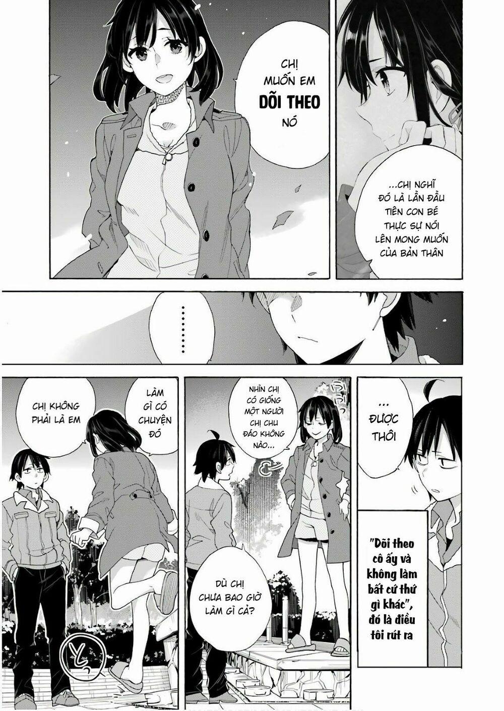 Chuyện Tình Thanh Xuân Bi Hài Của Tôi Quả Nhiên Là Sai Lầm 62 trang 14