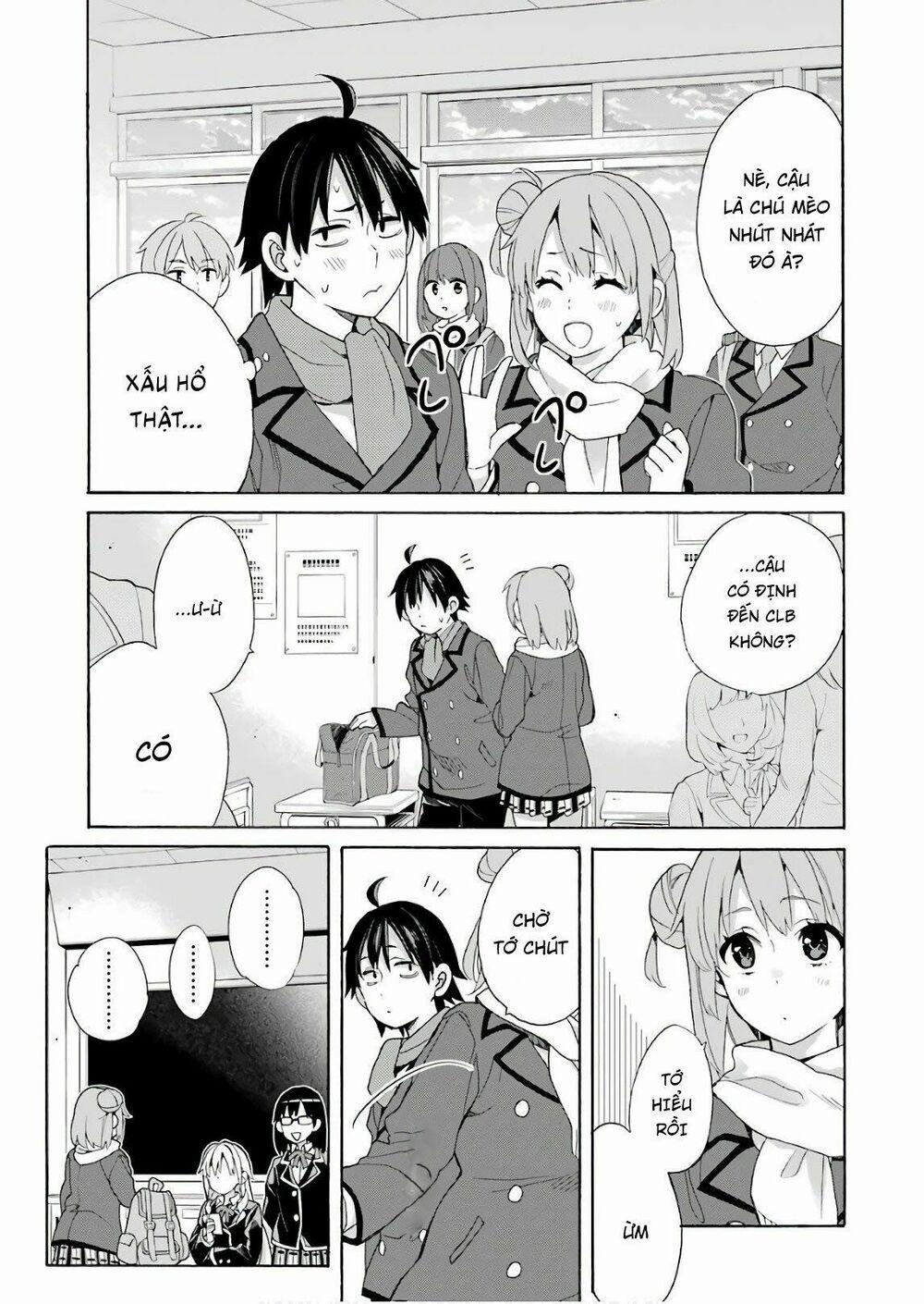 Chuyện Tình Thanh Xuân Bi Hài Của Tôi Quả Nhiên Là Sai Lầm 64 trang 12