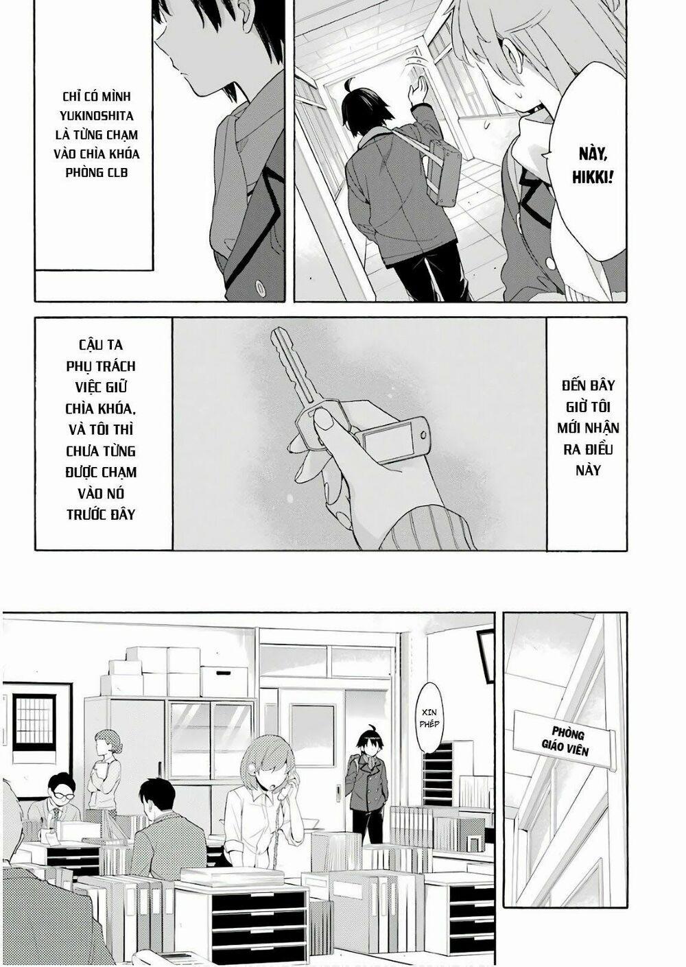 Chuyện Tình Thanh Xuân Bi Hài Của Tôi Quả Nhiên Là Sai Lầm 64 trang 18