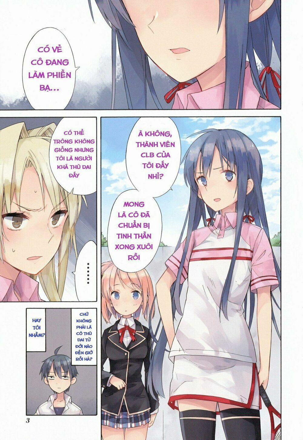 Chuyện Tình Thanh Xuân Bi Hài Của Tôi Quả Nhiên Là Sai Lầm 7 trang 3