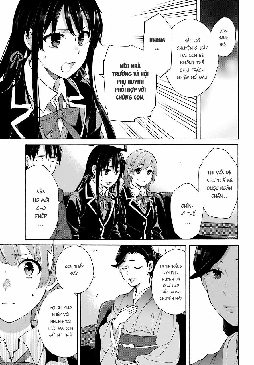 Chuyện Tình Thanh Xuân Bi Hài Của Tôi Quả Nhiên Là Sai Lầm 72 trang 13