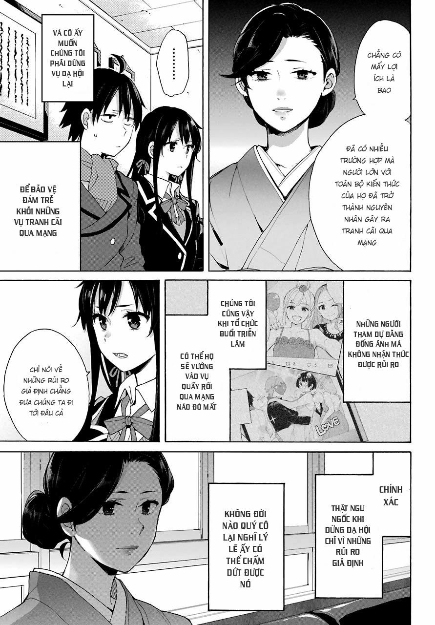 Chuyện Tình Thanh Xuân Bi Hài Của Tôi Quả Nhiên Là Sai Lầm 72 trang 17