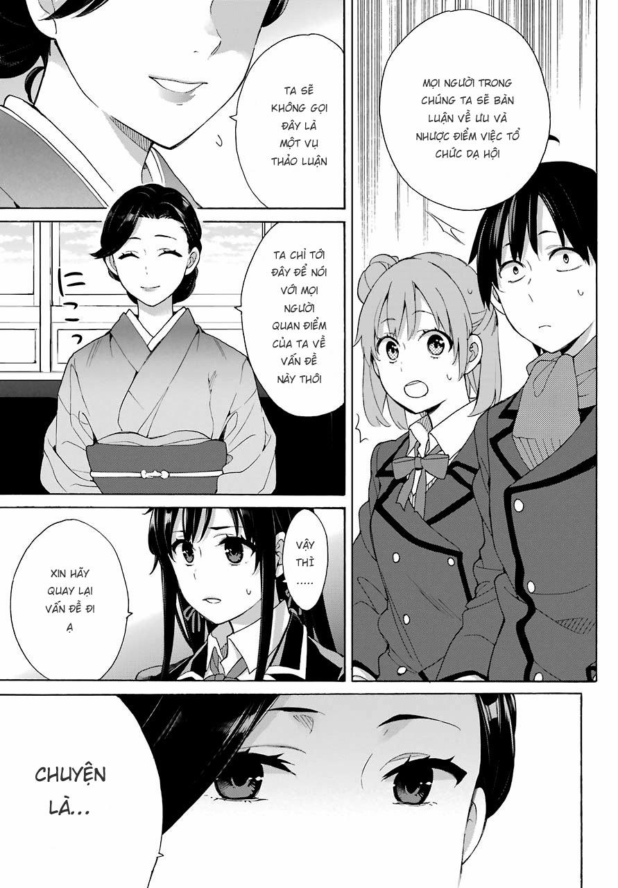 Chuyện Tình Thanh Xuân Bi Hài Của Tôi Quả Nhiên Là Sai Lầm 72 trang 9