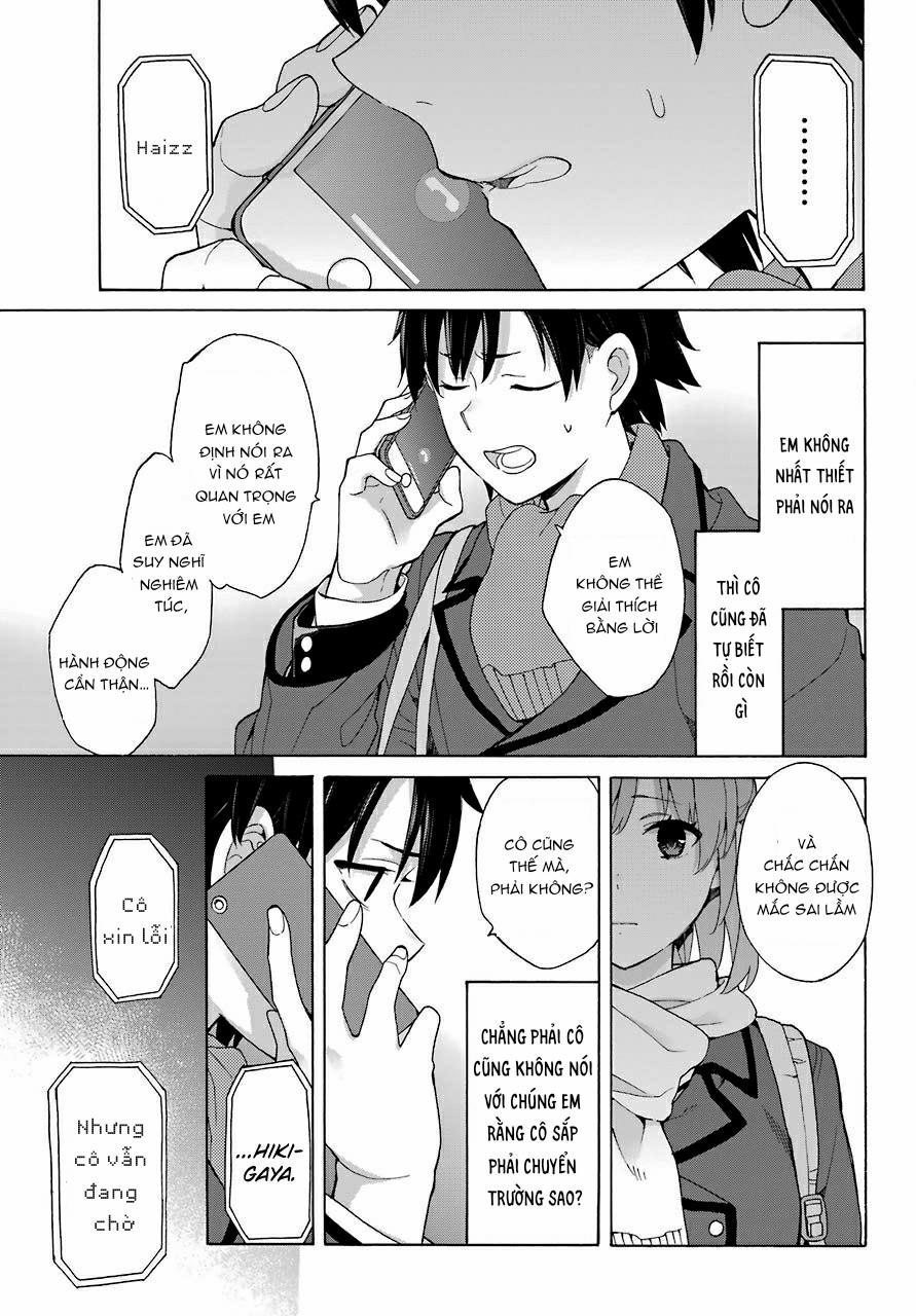 Chuyện Tình Thanh Xuân Bi Hài Của Tôi Quả Nhiên Là Sai Lầm 74 trang 20