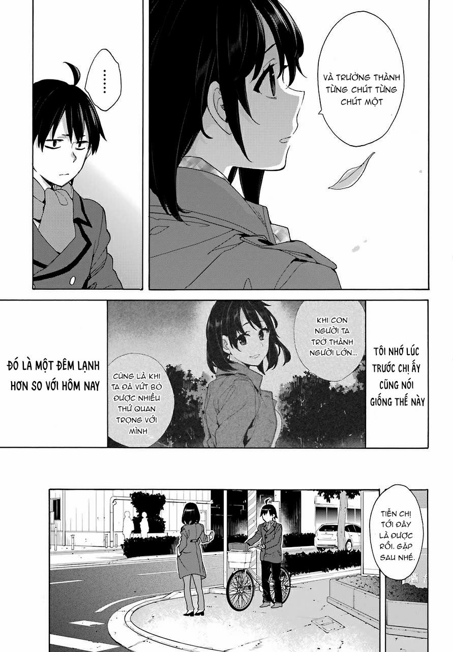 Chuyện Tình Thanh Xuân Bi Hài Của Tôi Quả Nhiên Là Sai Lầm 74 trang 9