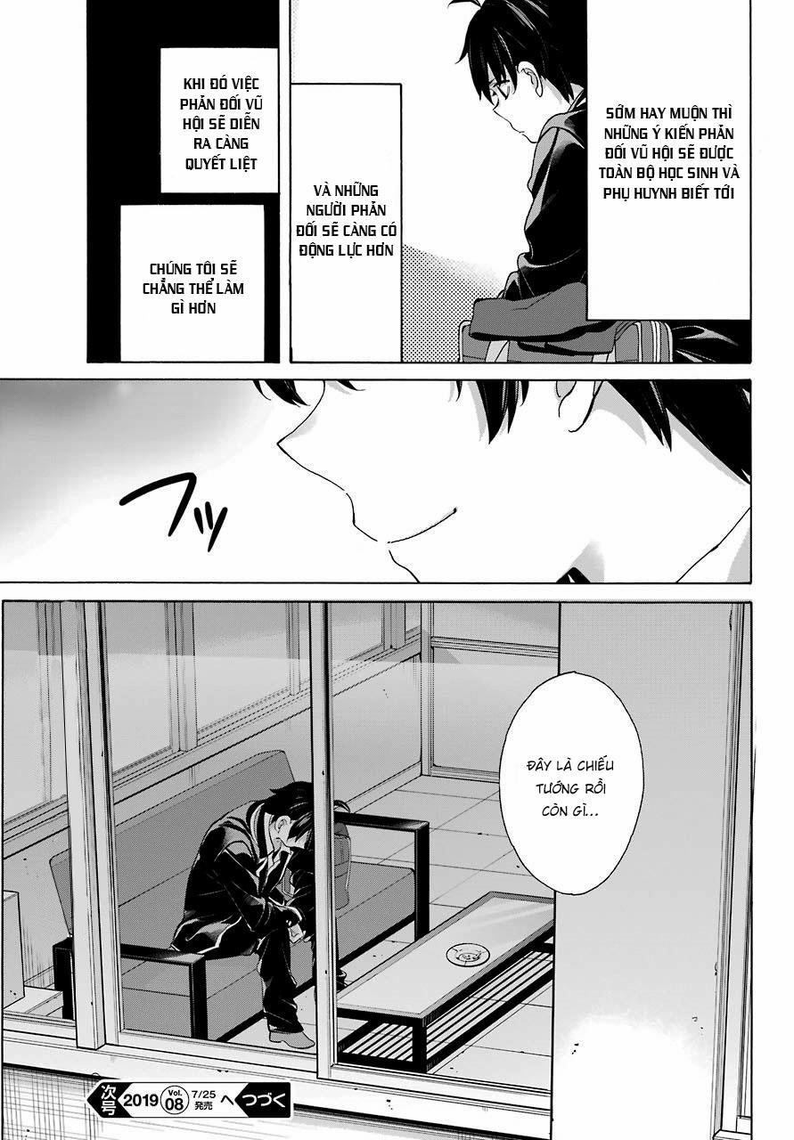 Chuyện Tình Thanh Xuân Bi Hài Của Tôi Quả Nhiên Là Sai Lầm 75 trang 24