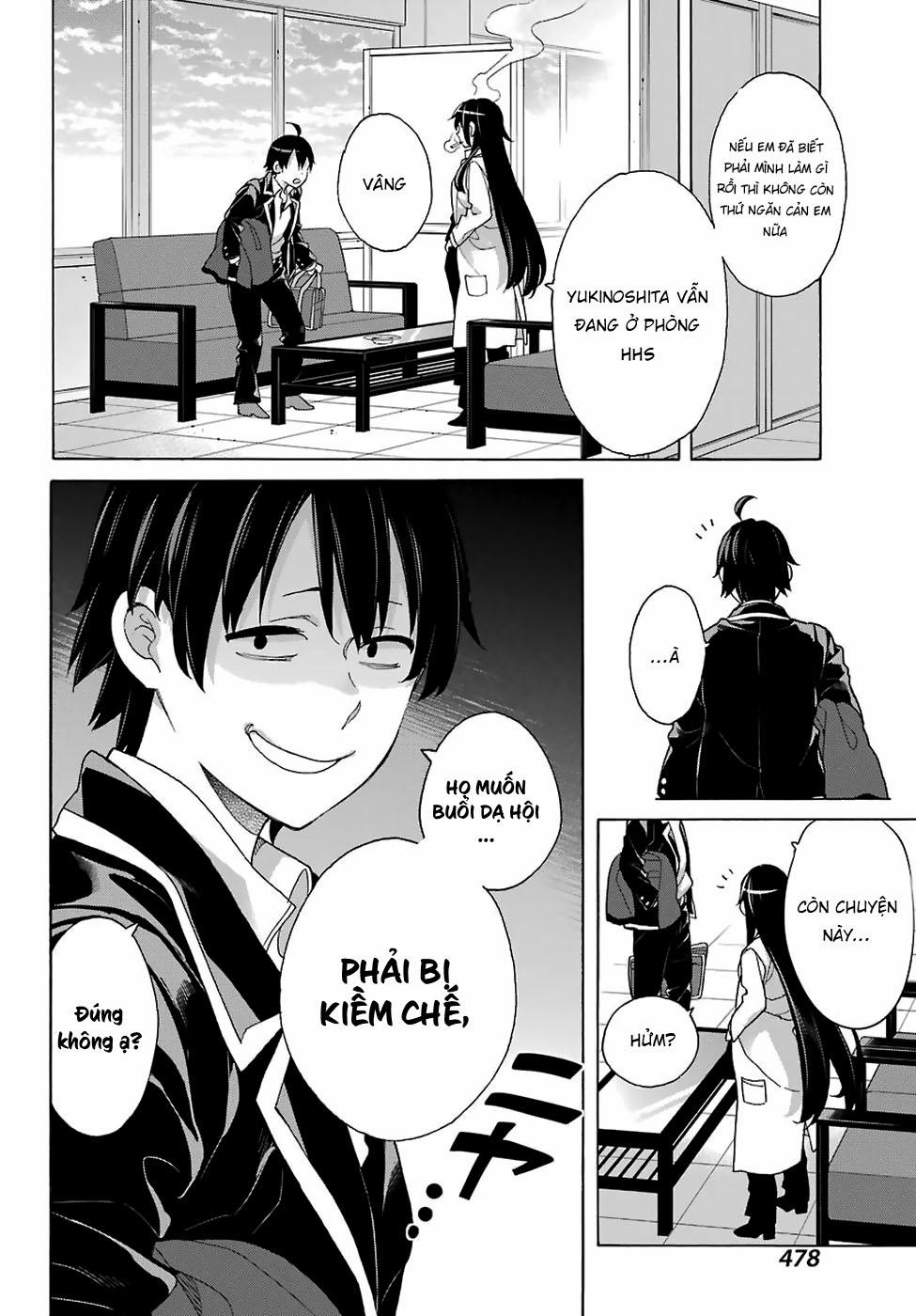 Chuyện Tình Thanh Xuân Bi Hài Của Tôi Quả Nhiên Là Sai Lầm 76 trang 19