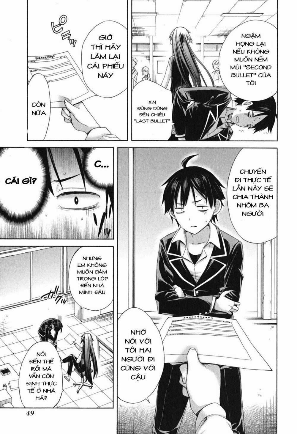 Chuyện Tình Thanh Xuân Bi Hài Của Tôi Quả Nhiên Là Sai Lầm 8 trang 11