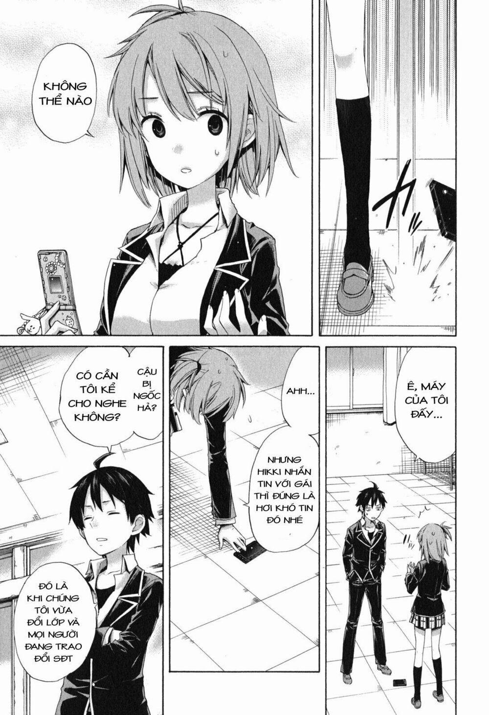 Chuyện Tình Thanh Xuân Bi Hài Của Tôi Quả Nhiên Là Sai Lầm 8 trang 15