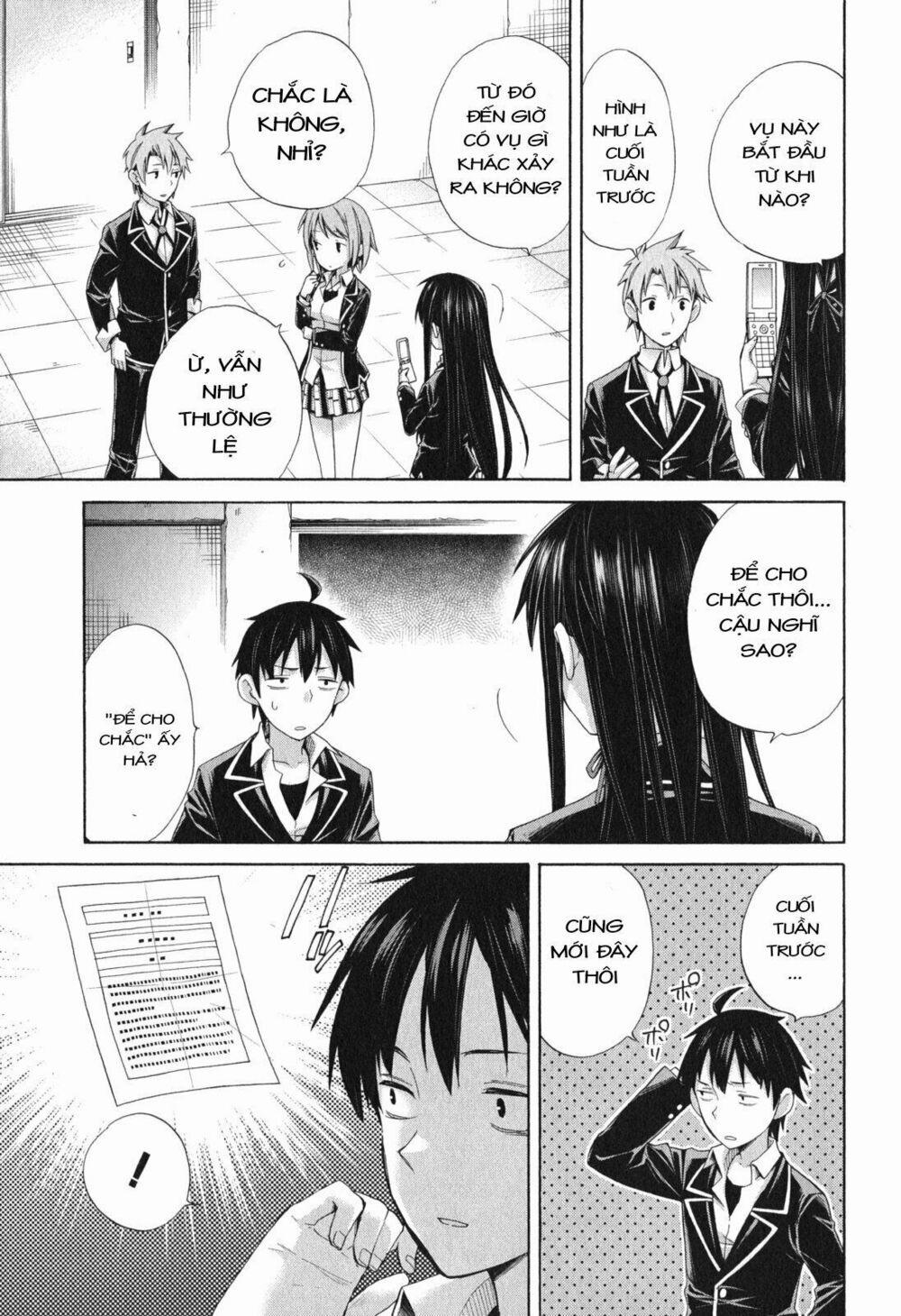 Chuyện Tình Thanh Xuân Bi Hài Của Tôi Quả Nhiên Là Sai Lầm 8 trang 25