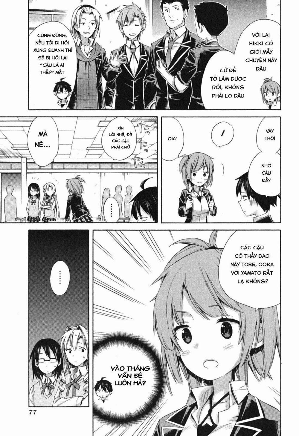 Chuyện Tình Thanh Xuân Bi Hài Của Tôi Quả Nhiên Là Sai Lầm 9 trang 11