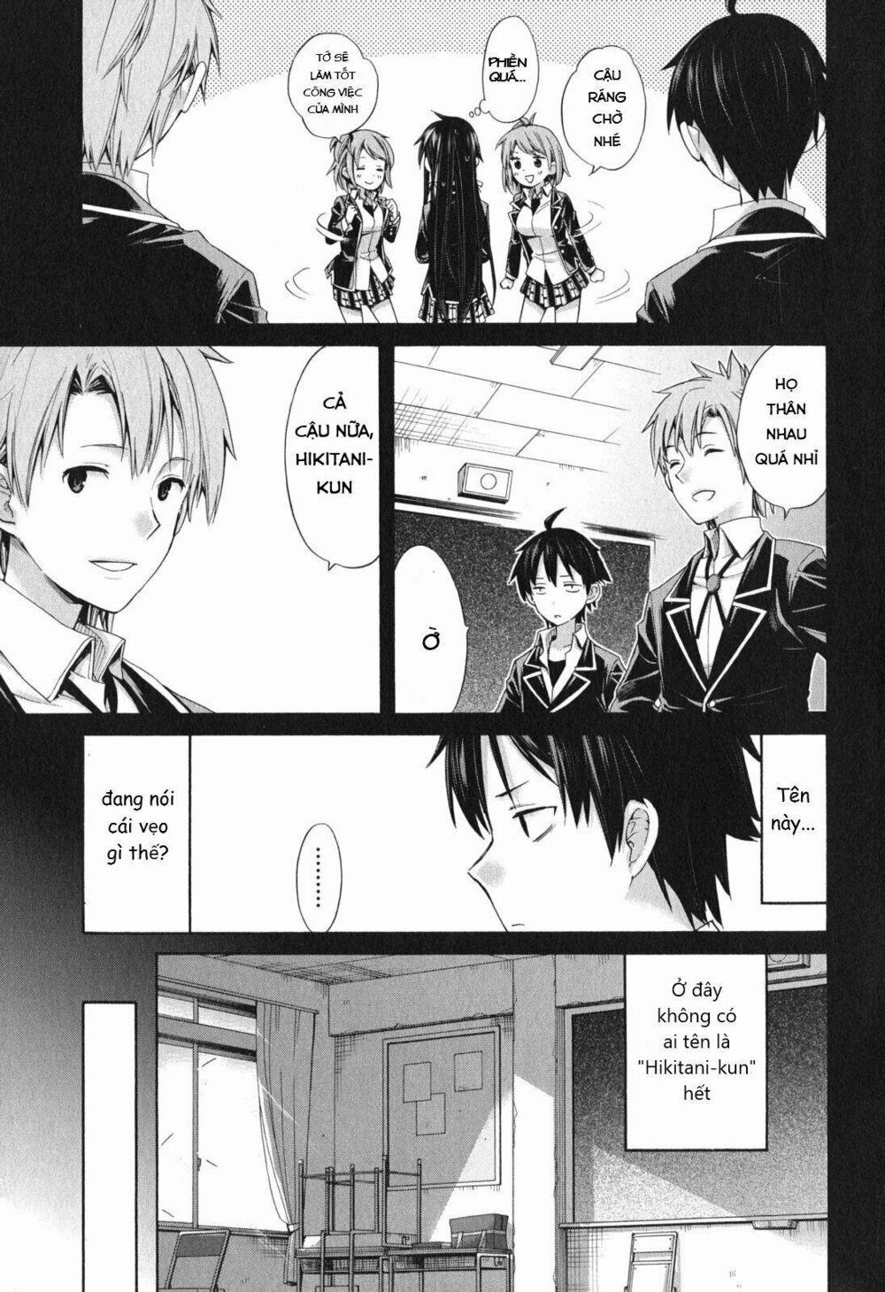 Chuyện Tình Thanh Xuân Bi Hài Của Tôi Quả Nhiên Là Sai Lầm 9 trang 9