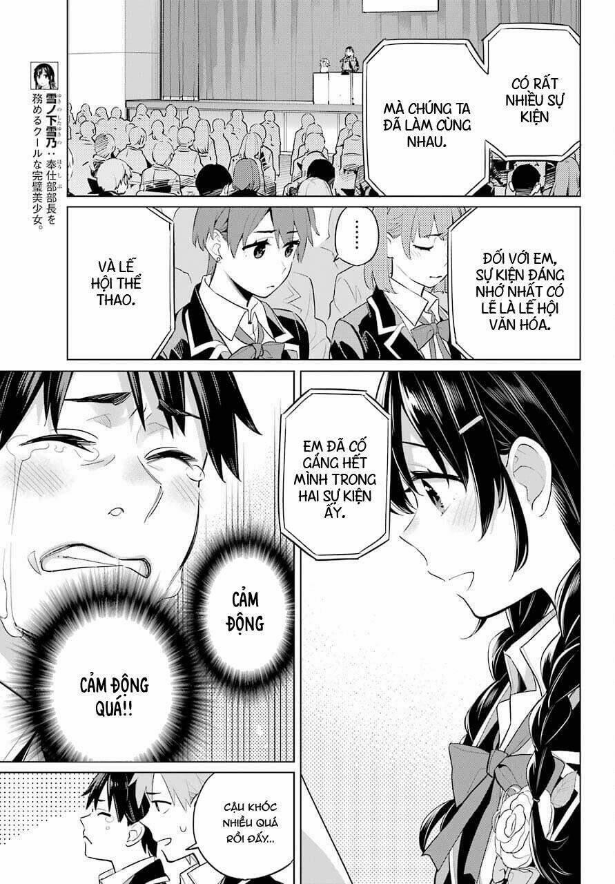 Chuyện Tình Thanh Xuân Bi Hài Của Tôi Quả Nhiên Là Sai Lầm 97 trang 10