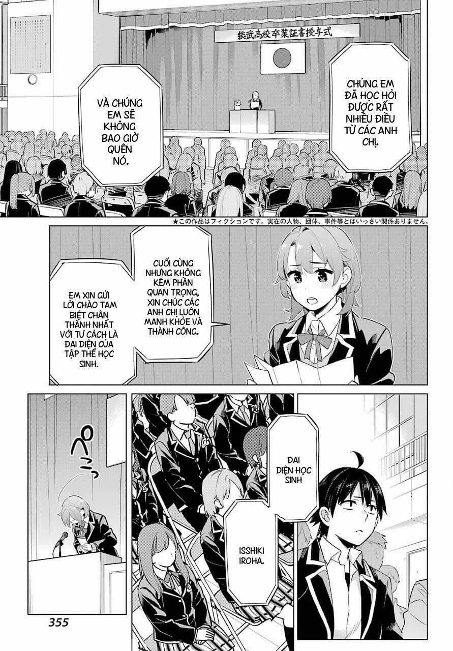 Chuyện Tình Thanh Xuân Bi Hài Của Tôi Quả Nhiên Là Sai Lầm 97 trang 4