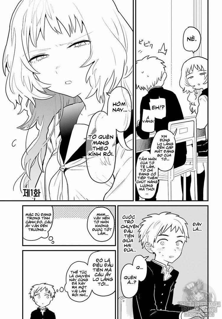 Cô Bạn Gái Mà Mình Thích Lại Quên Mang Kính Mất Rồi 1 trang 4