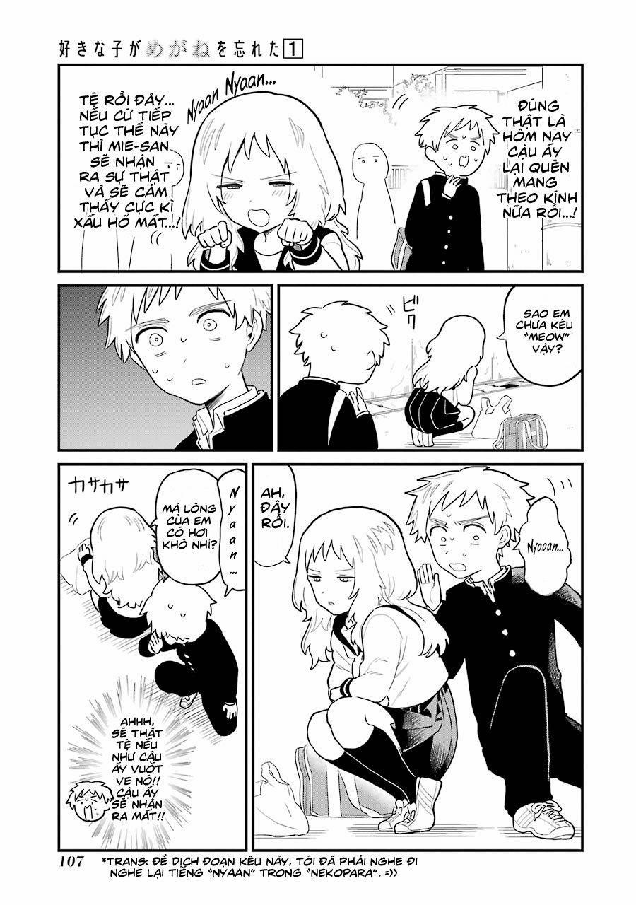 Cô Bạn Gái Mà Mình Thích Lại Quên Mang Kính Mất Rồi 12 trang 3