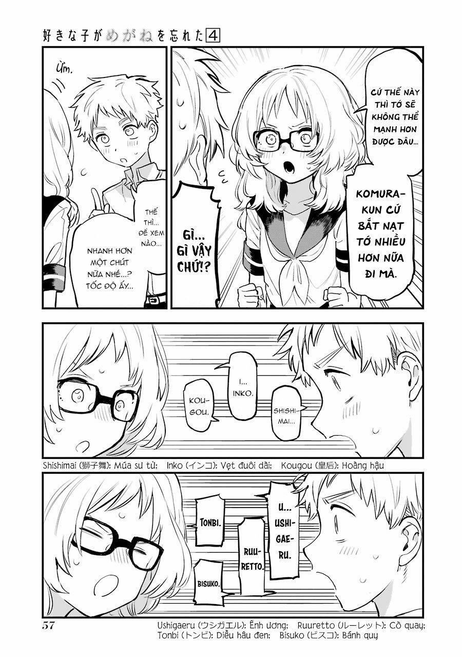 Cô Bạn Gái Mà Mình Thích Lại Quên Mang Kính Mất Rồi 58 trang 4