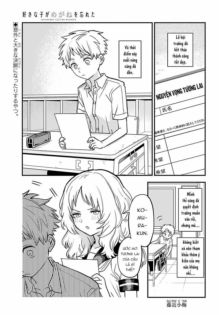 Cô Bạn Gái Mà Mình Thích Lại Quên Mang Kính Mất Rồi 61 trang 4