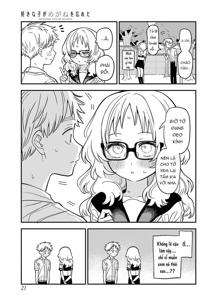 Cô Bạn Gái Mà Mình Thích Lại Quên Mang Kính Mất Rồi 63 trang 14