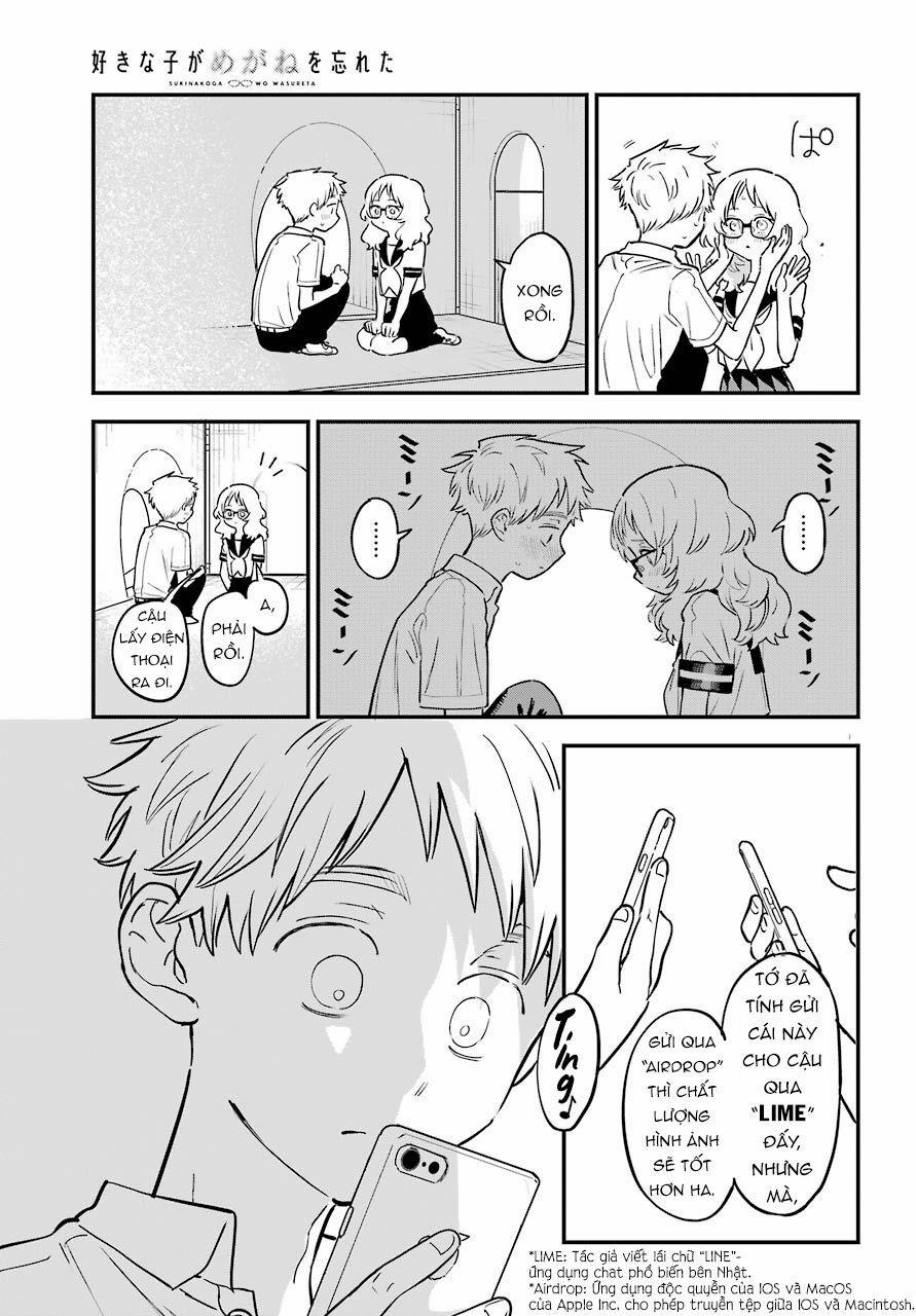 Cô Bạn Gái Mà Mình Thích Lại Quên Mang Kính Mất Rồi 70.5 trang 13