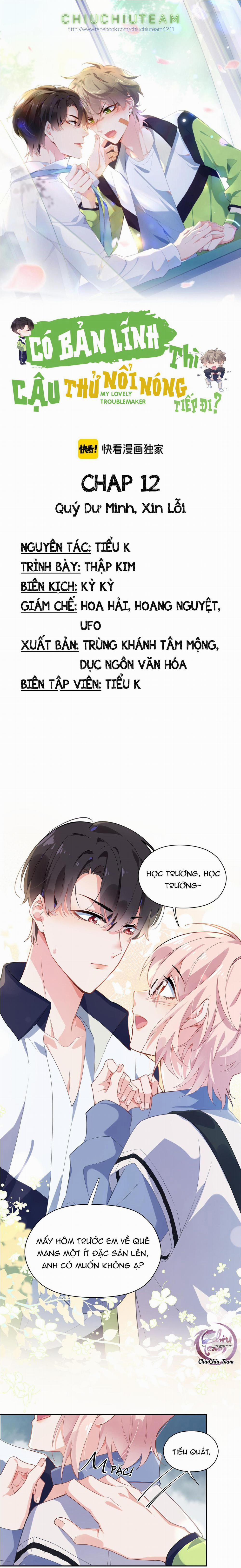 Có Bản Lĩnh Thì Cậu Thử Nổi Nóng Tiếp Đi? 12 trang 0