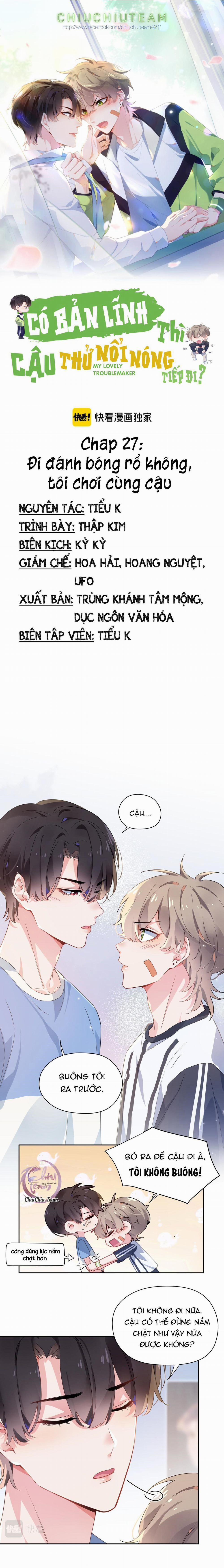 Có Bản Lĩnh Thì Cậu Thử Nổi Nóng Tiếp Đi? 27 trang 0