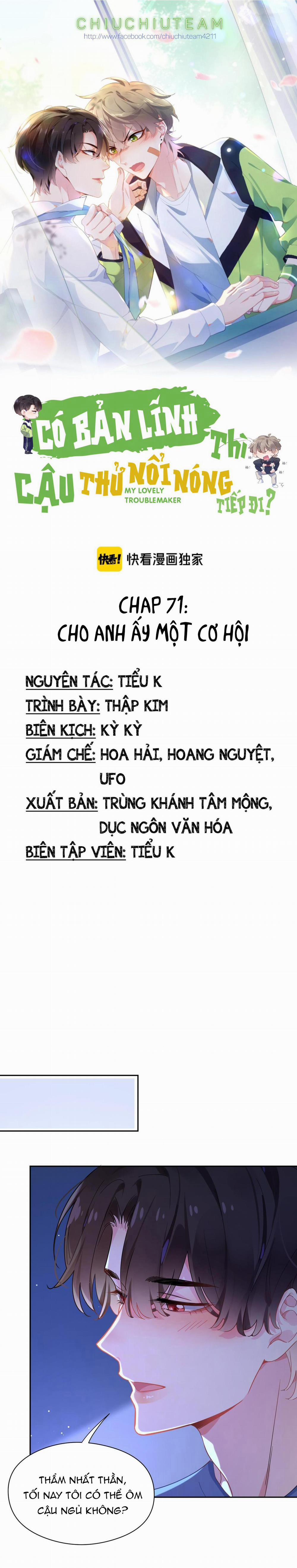 Có Bản Lĩnh Thì Cậu Thử Nổi Nóng Tiếp Đi? 71 trang 0