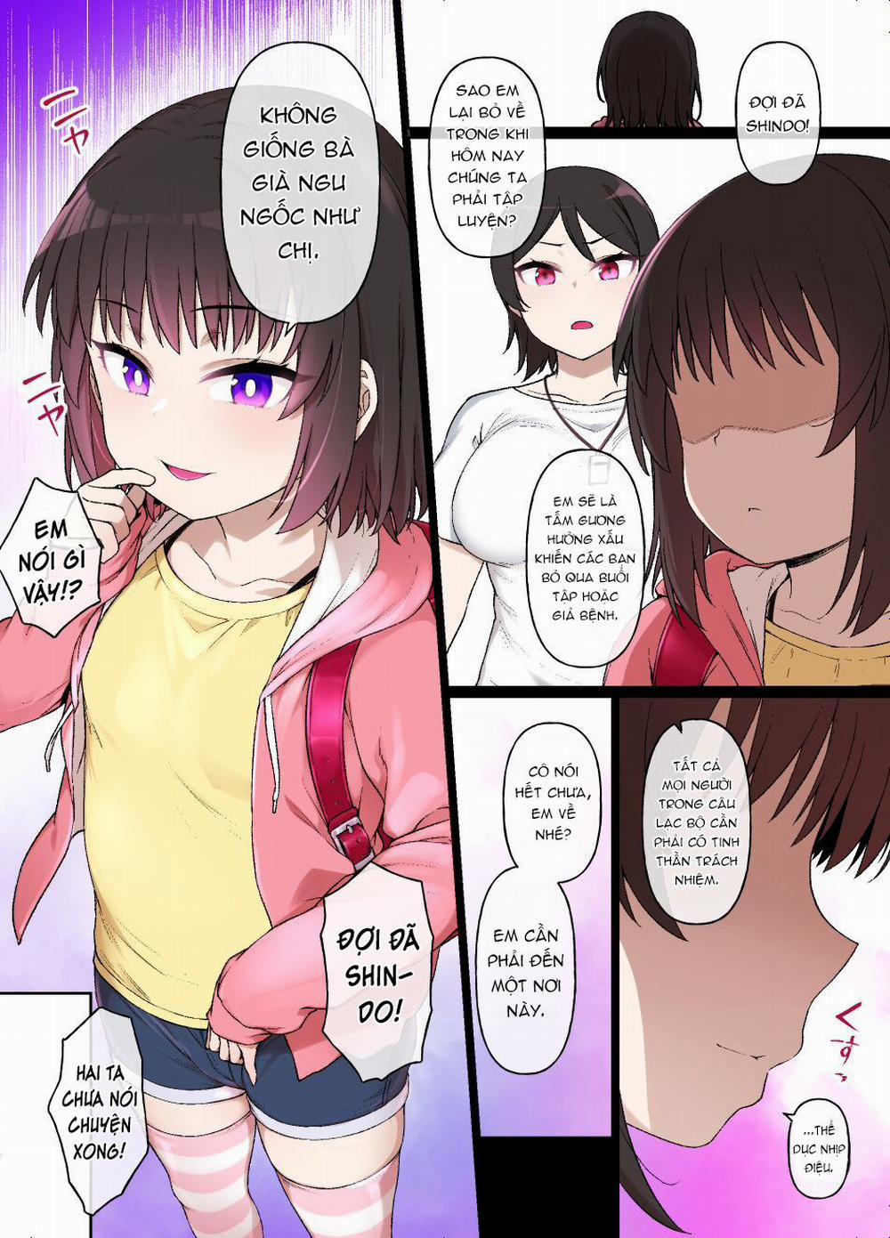 Cô bé tập thể dục nhịp điệu và ông thầy trung niên Oneshot trang 8