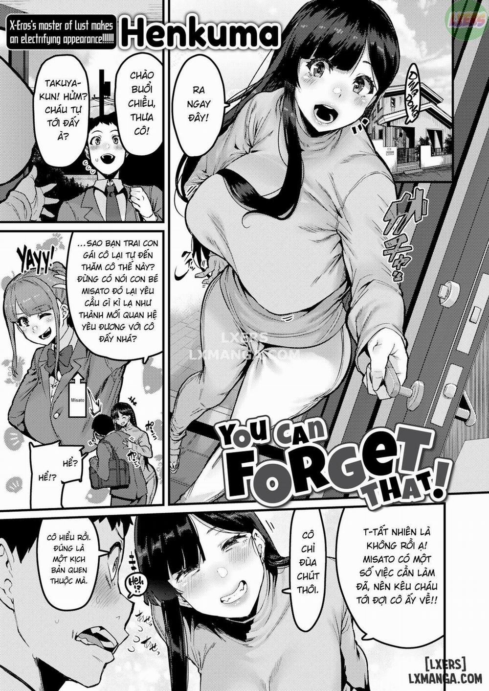 Cô Có Thể Quên Việc Đó Oneshot trang 0