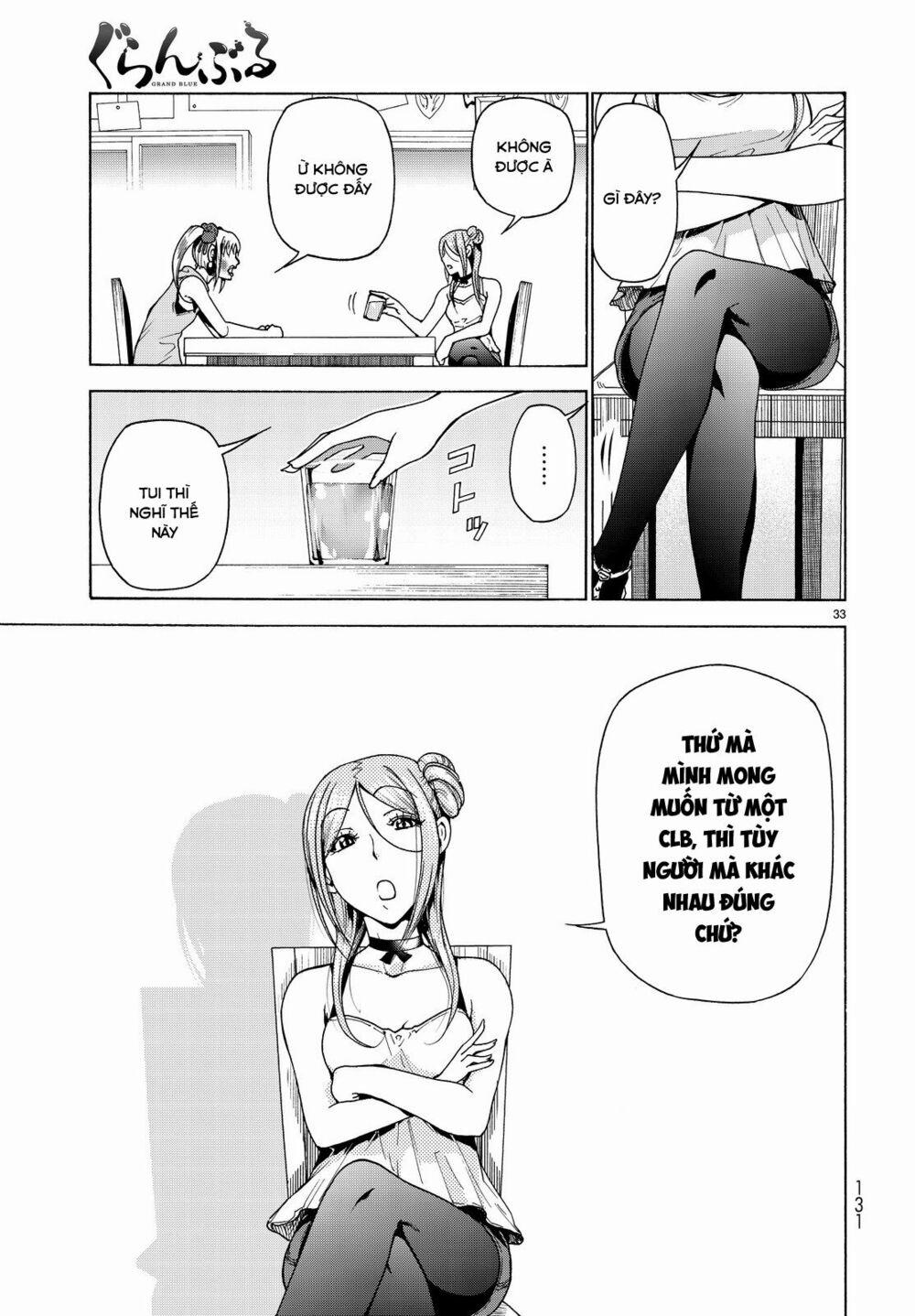 Cô Gái Thích Lặn - Grand Blue 35 trang 34