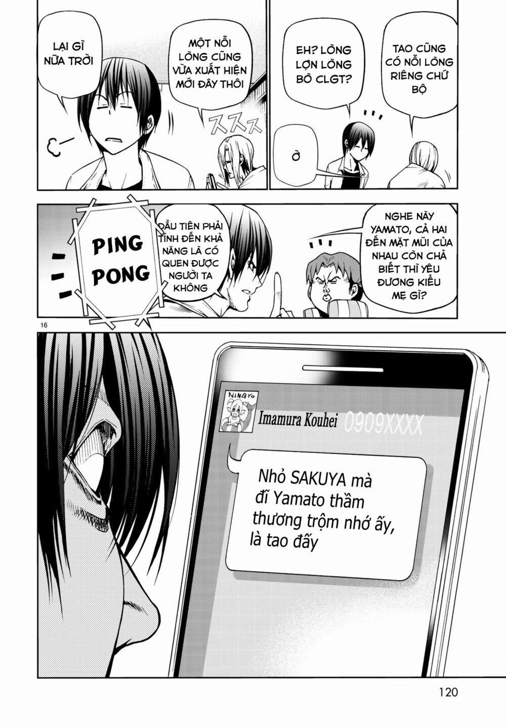 Cô Gái Thích Lặn - Grand Blue 44 trang 16
