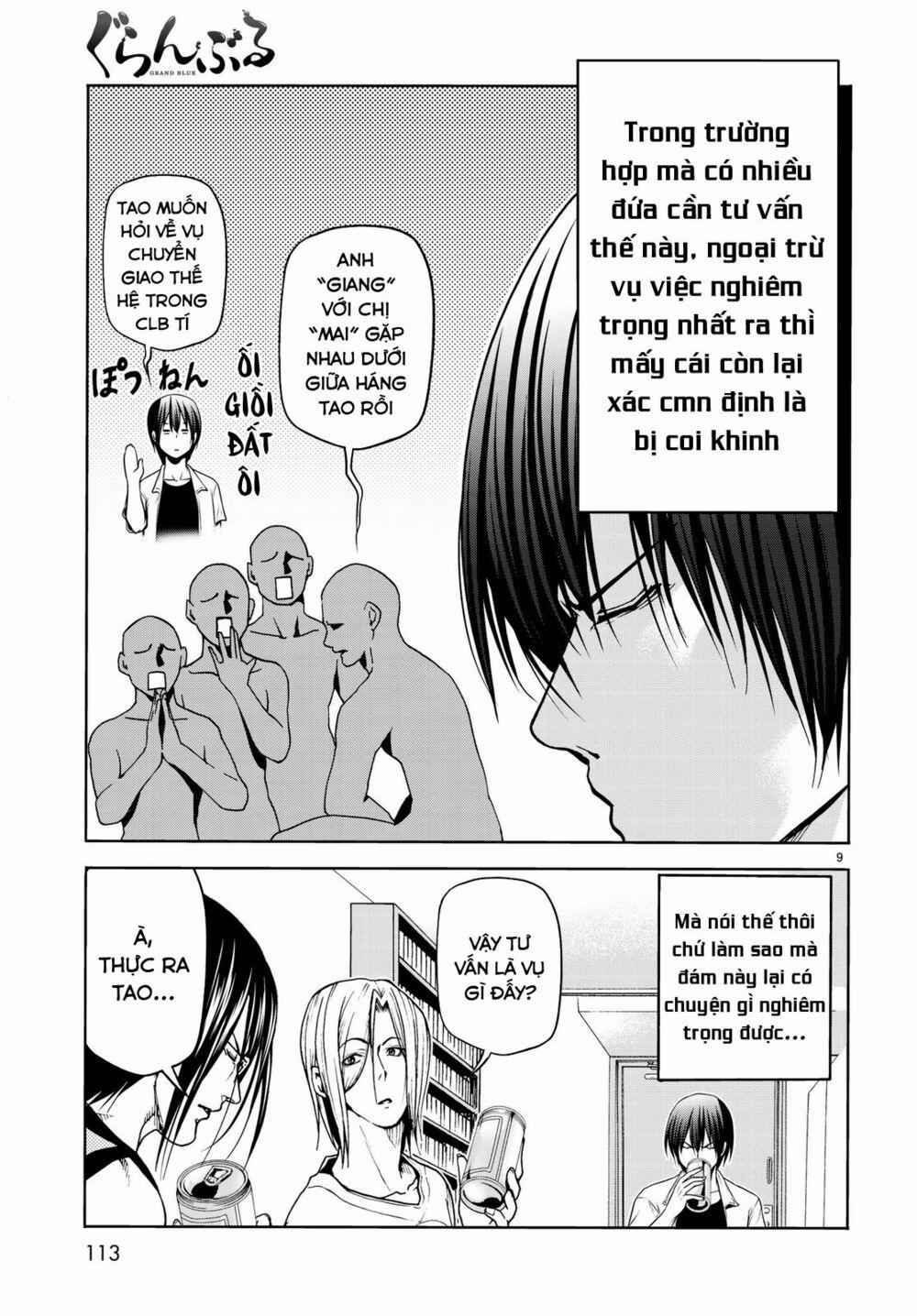 Cô Gái Thích Lặn - Grand Blue 44 trang 9