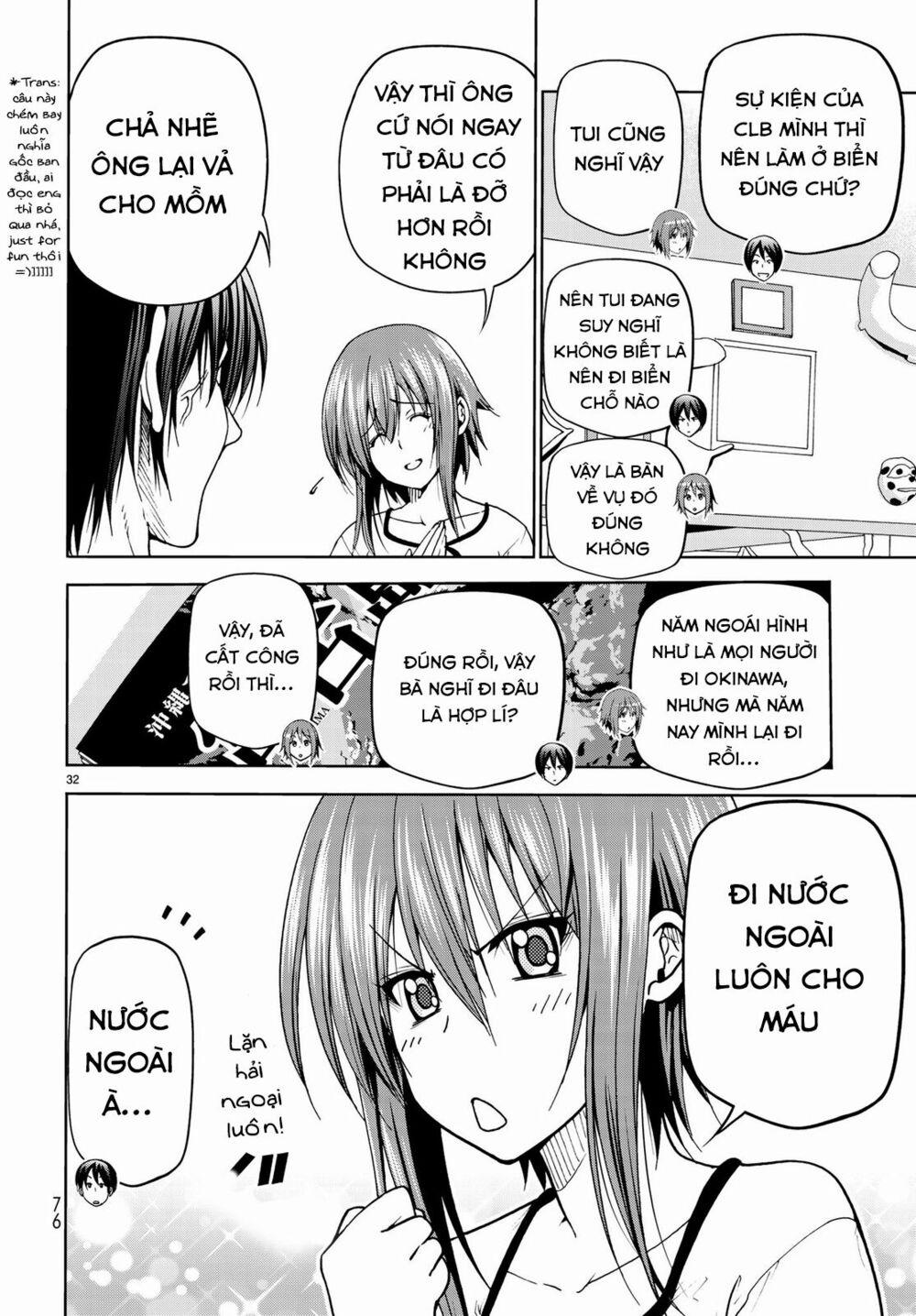 Cô Gái Thích Lặn - Grand Blue 45 trang 34