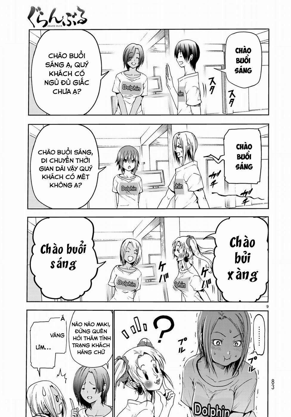 Cô Gái Thích Lặn - Grand Blue 51 trang 9