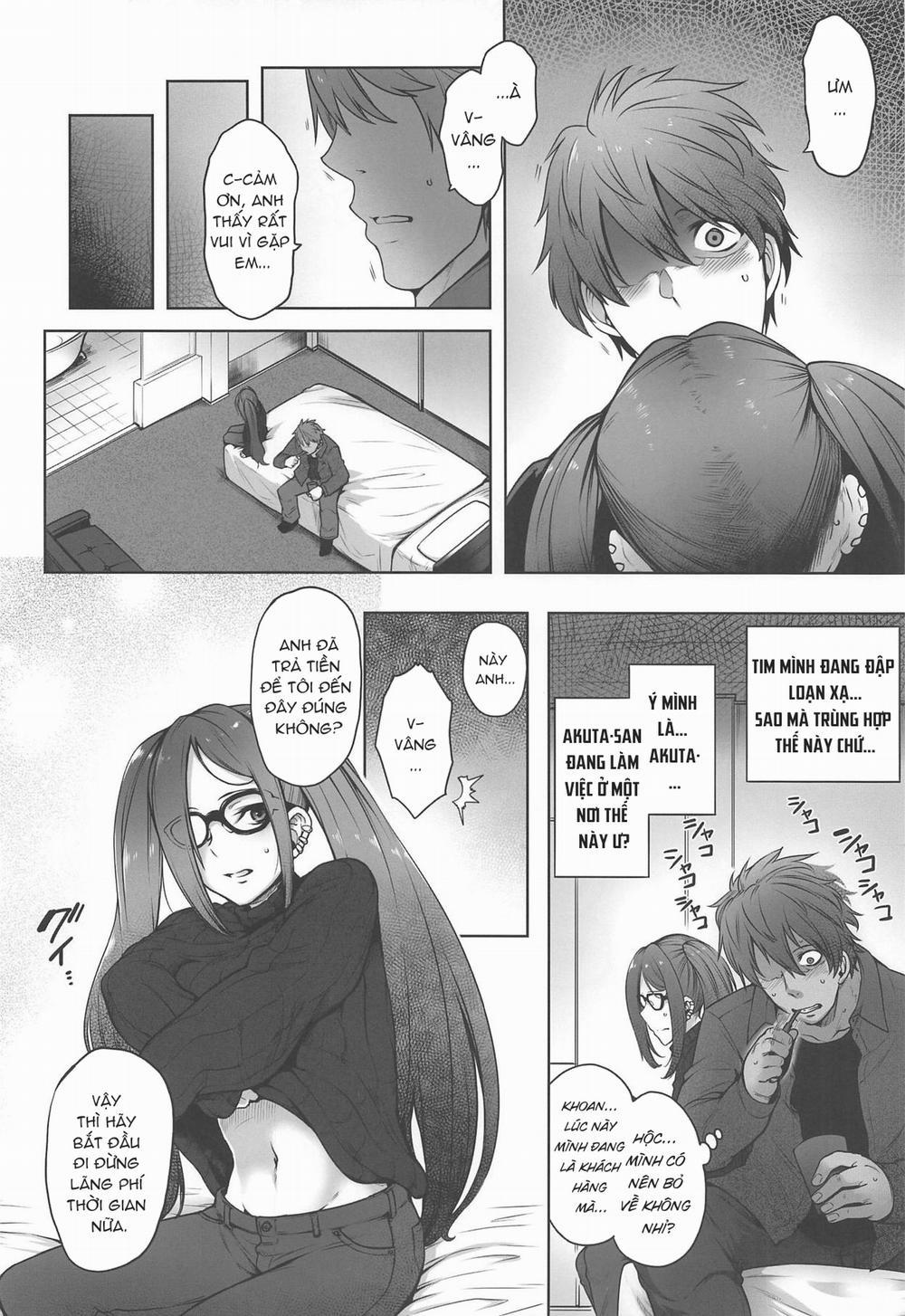 Cô gái tôi book ở nhà thổ là Akuta-san, người chung học viện Oneshot trang 7