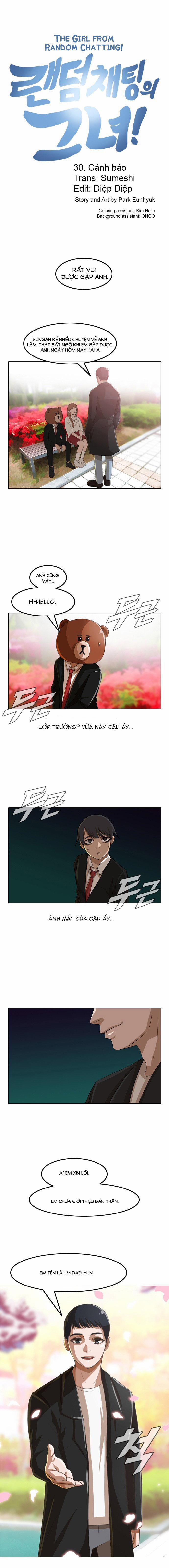 Cô Gái Từ Ứng Dụng Nhắn Tin Ngẫu Nhiên 30 trang 1