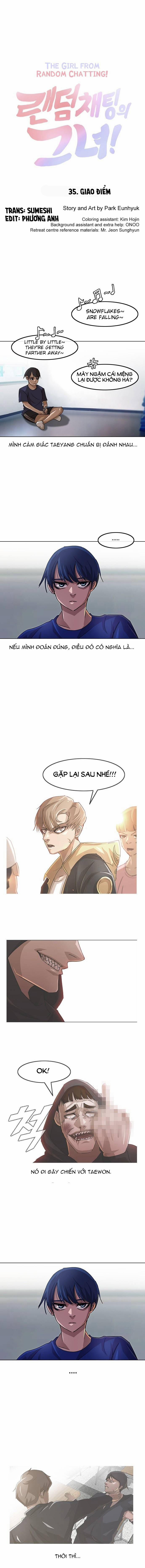 Cô Gái Từ Ứng Dụng Nhắn Tin Ngẫu Nhiên 37 trang 1