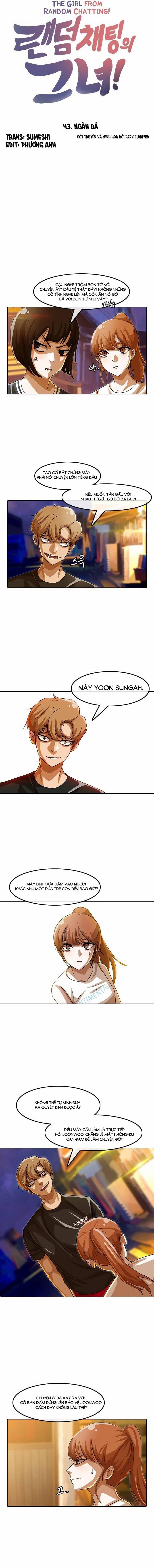 Cô Gái Từ Ứng Dụng Nhắn Tin Ngẫu Nhiên 43 trang 1