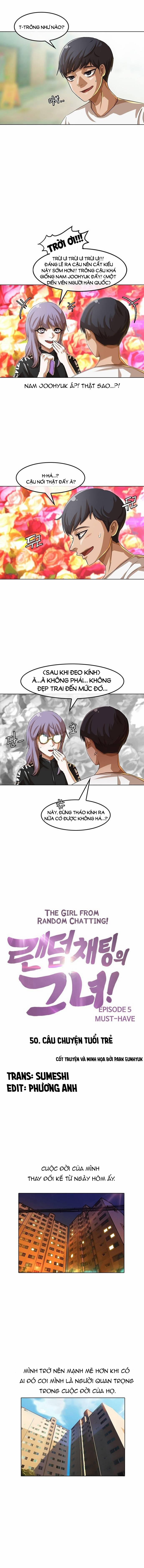 Cô Gái Từ Ứng Dụng Nhắn Tin Ngẫu Nhiên 50 trang 1