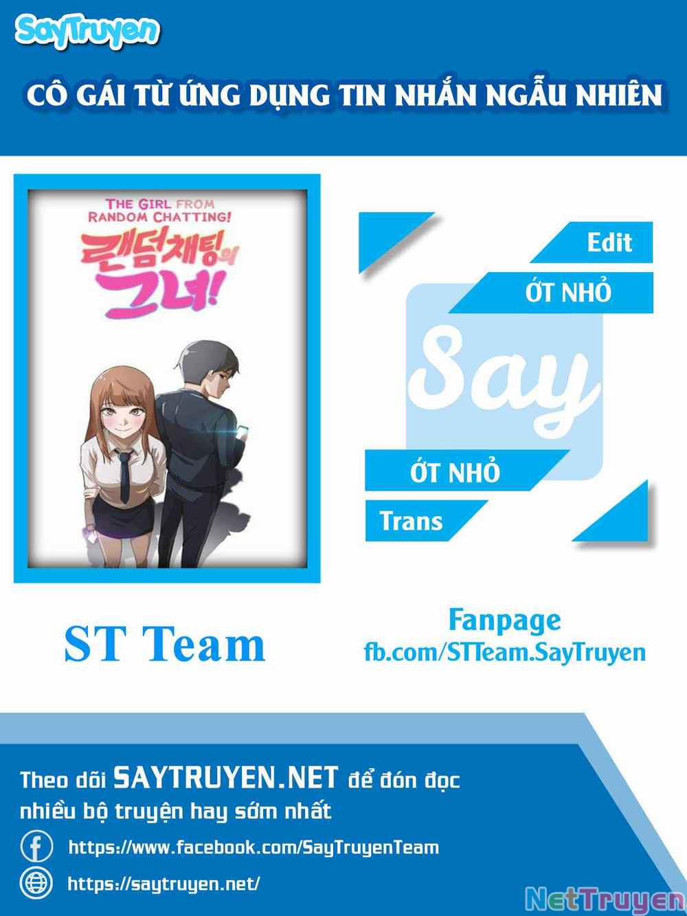 Cô Gái Từ Ứng Dụng Nhắn Tin Ngẫu Nhiên 53 trang 0