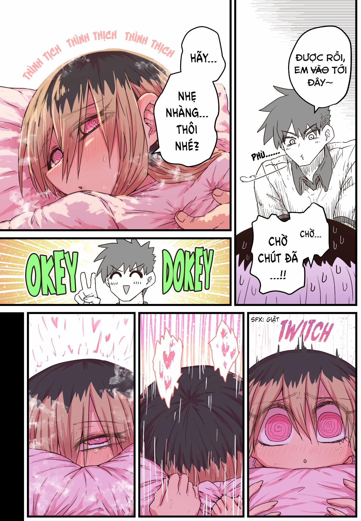 Cô Hàng Xóm Mít Ướt 0 0 Massage tới đây! trang 2