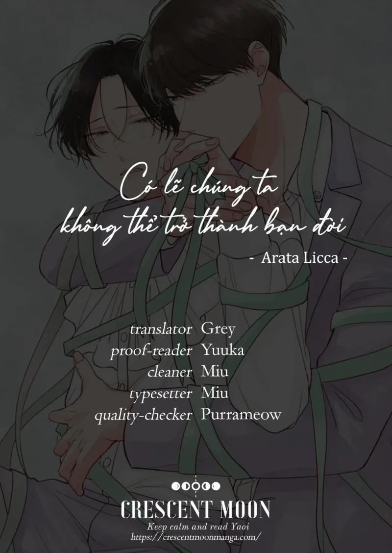 Có Lẽ Chúng Ta Không Thể Trở Thành Bạn Đời 6 trang 0